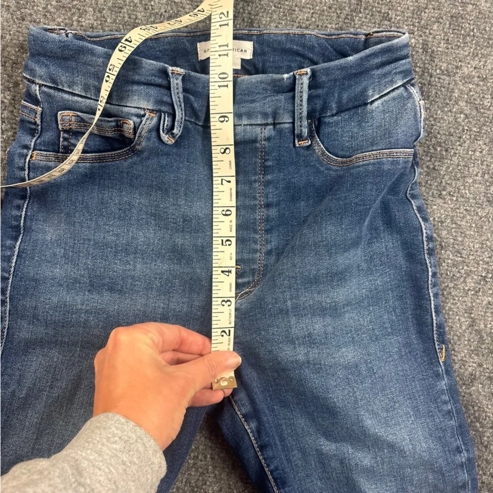 GOOD AMERICAN Women’s Denim Skinny Jeans Jeggings size: Small - Picture 7 of 8
